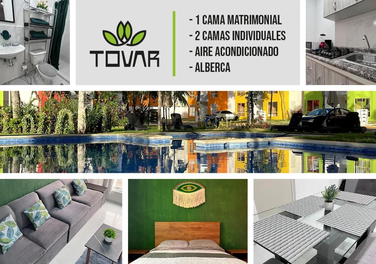 Bonito Departamento En Privada Con Alberca Apartment แคนคูน ภายนอก รูปภาพ