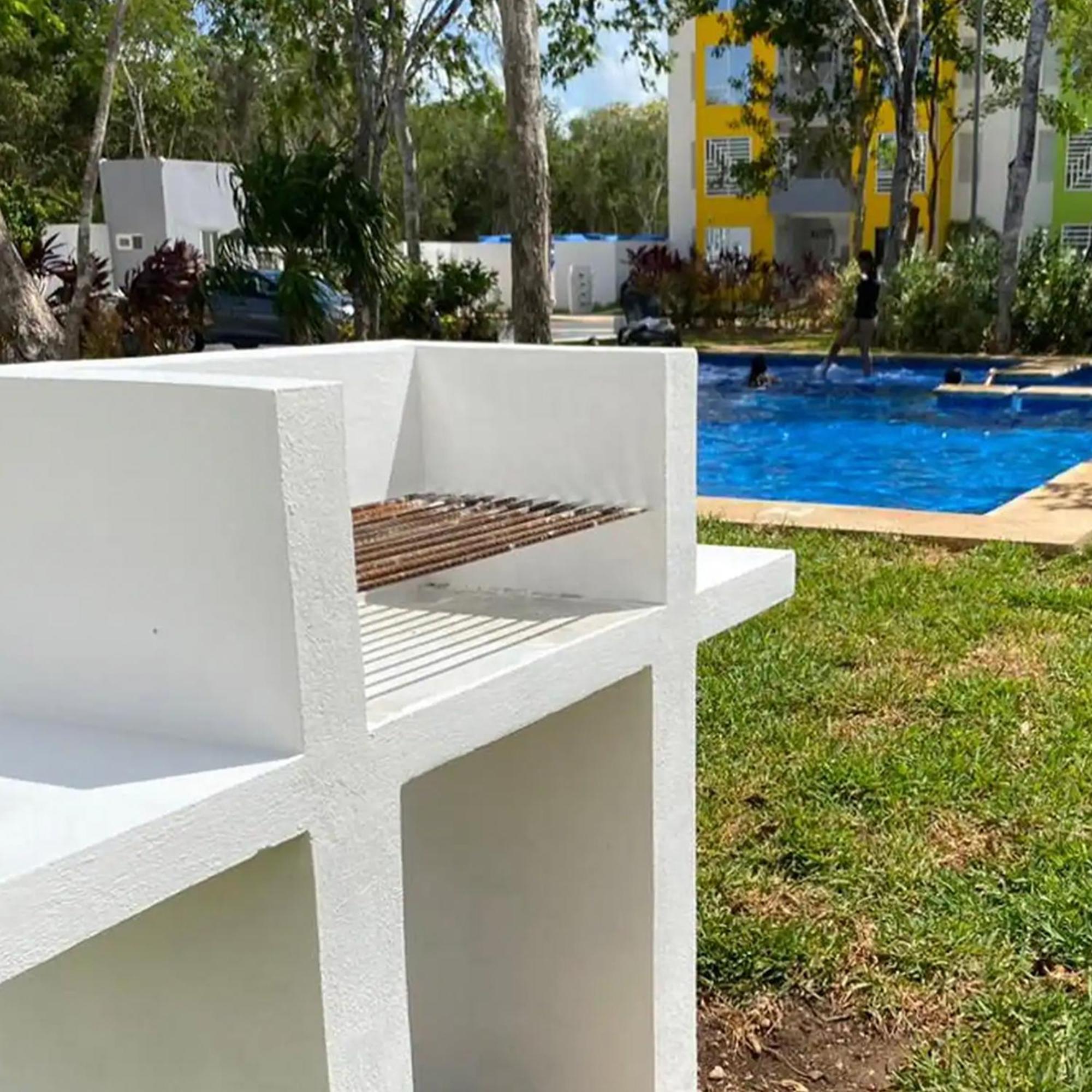 Bonito Departamento En Privada Con Alberca Apartment แคนคูน ภายนอก รูปภาพ
