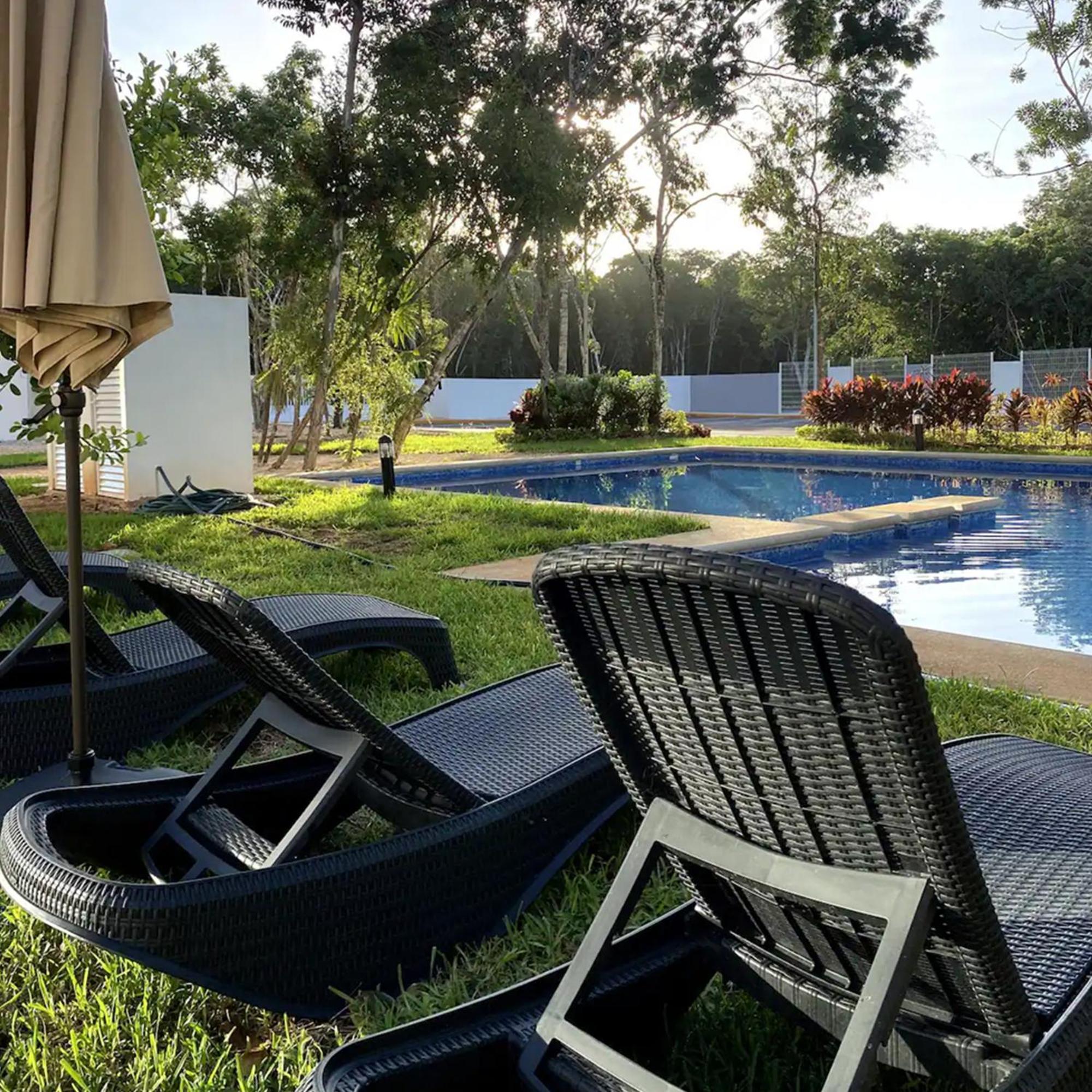 Bonito Departamento En Privada Con Alberca Apartment แคนคูน ภายนอก รูปภาพ